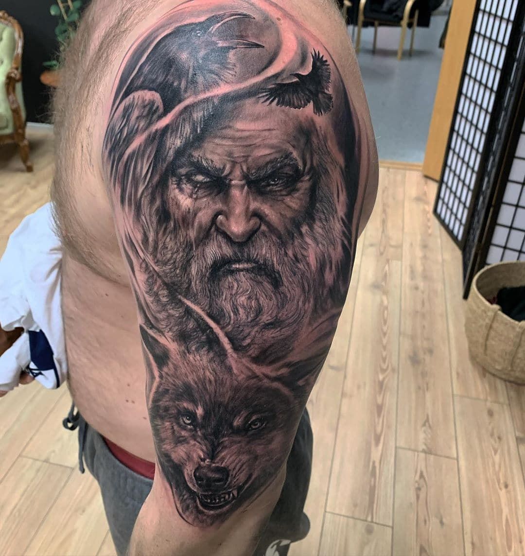 13 Odin tattoo ideas | viking tattoos, norse tattoo, nordic tattoo