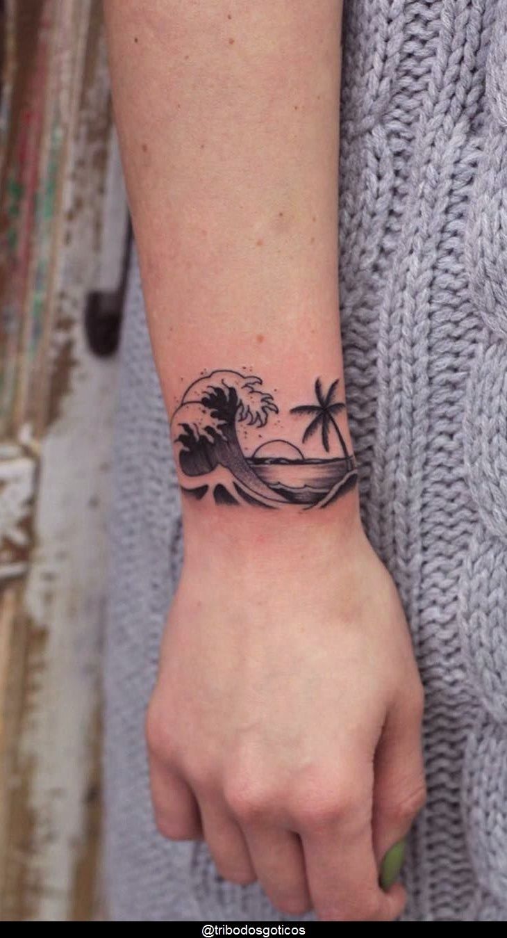 340+ Beach Tattoo Designs (2024)