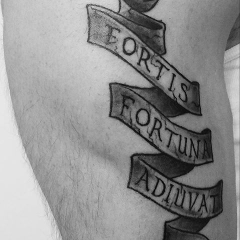 Resultado de imagem para fortis fortuna adiuvat tattoo