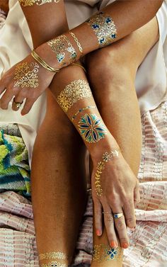 15 Metallic Tattoos ideas | metal tattoo, tattoos, metallic tattoo temporary