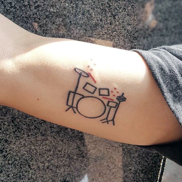 67 Stunning Drum Tattoos for Men