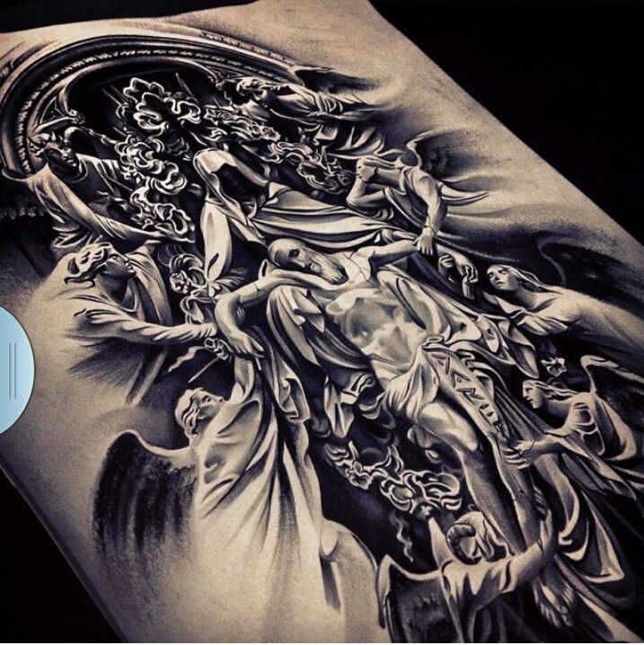 Pin by Michał Mariański on Fall in love | Angel tattoo designs, Evil tattoos,  Best neck