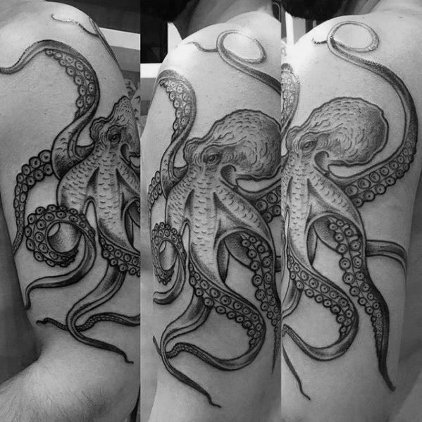 60 Unique Octopus Arm Tattoo Designs for Men