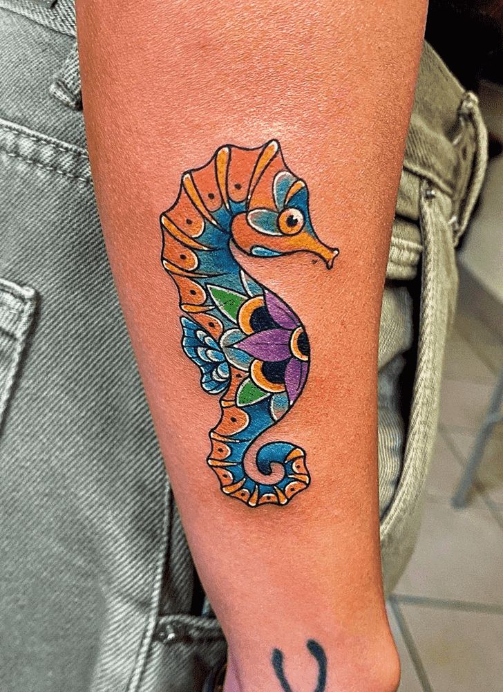 Seahorse Tattoo Design Ideas Images