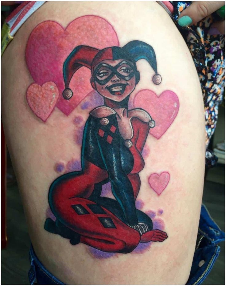 89 Harley Quinn Tattoo Designs To Light Up Your Life