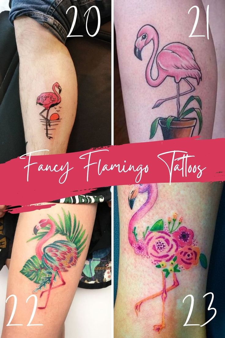23 Fancy Flamingo Tattoo Ideas For Women