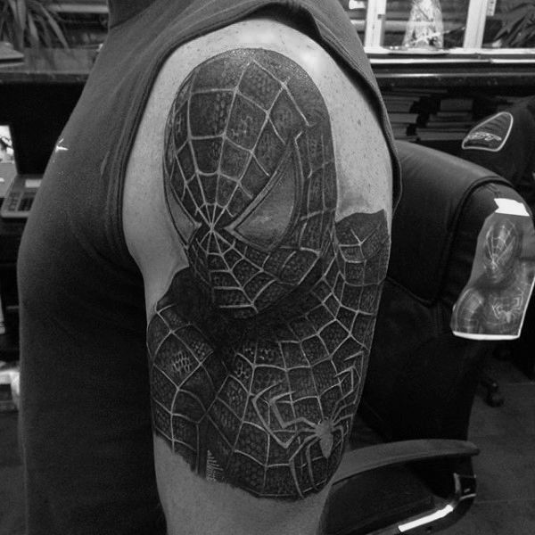 100 Cool Spiderman Tattoo Ideas for Men