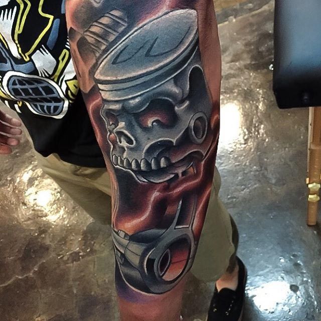 New School Piston Tattoo Metal – Best Tattoo Ideas Gallery