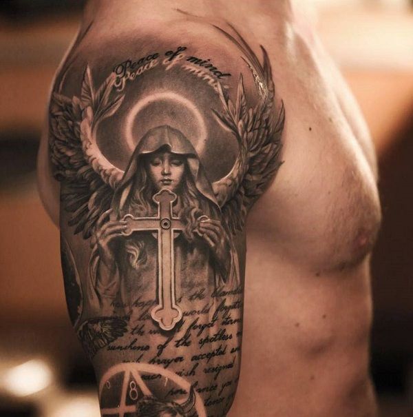 35 Inspiring Faith Tattoos | Art and Design