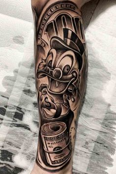 7 Monopoly Donald Duck ideas | money tattoo, gangsta tattoos, sleeve tattoos
