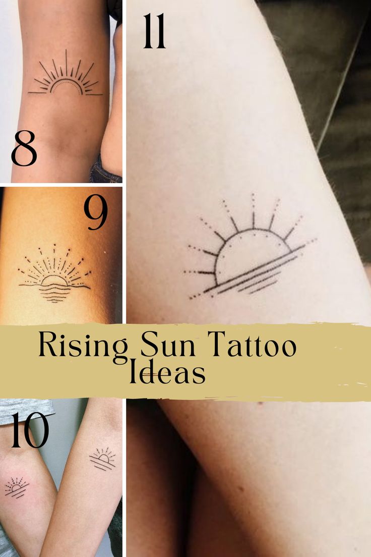 23 Sizzling Sun Tattoo Ideas + Designs
