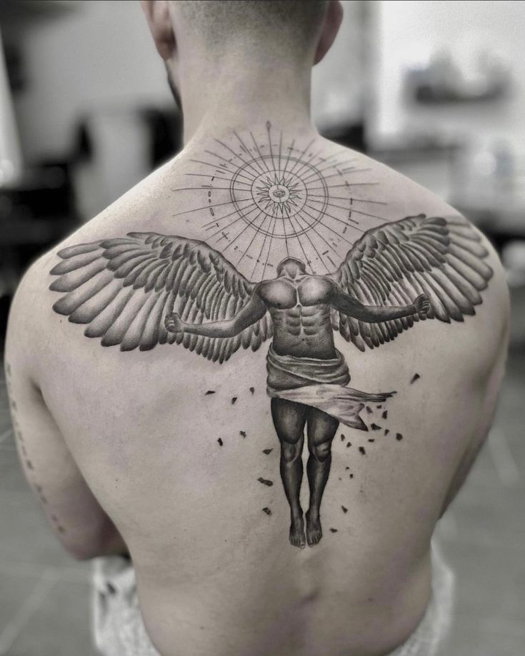 50+ Icarus Tattoo Designs That Perfectly Capture the Mythological Symbolism  - AI Tattoo Lab