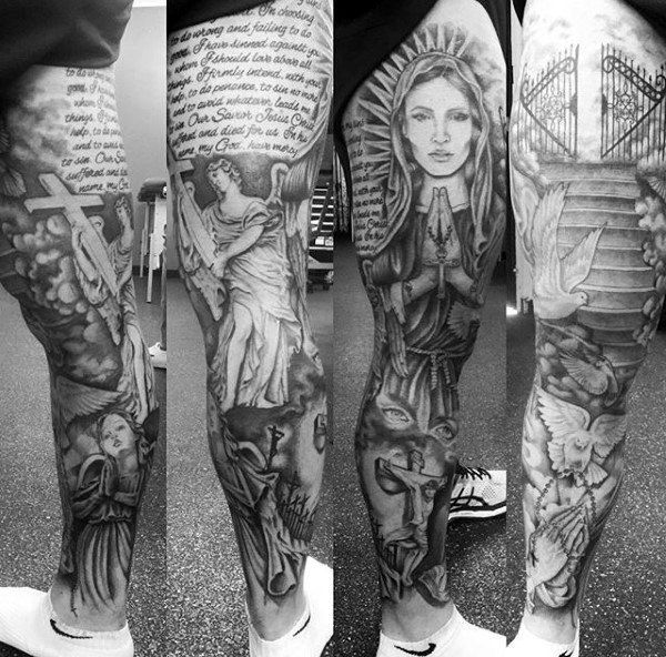 53 Fantastic Heaven Tattoos for Men