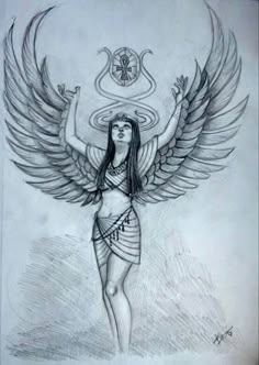 goddess isis tattoo