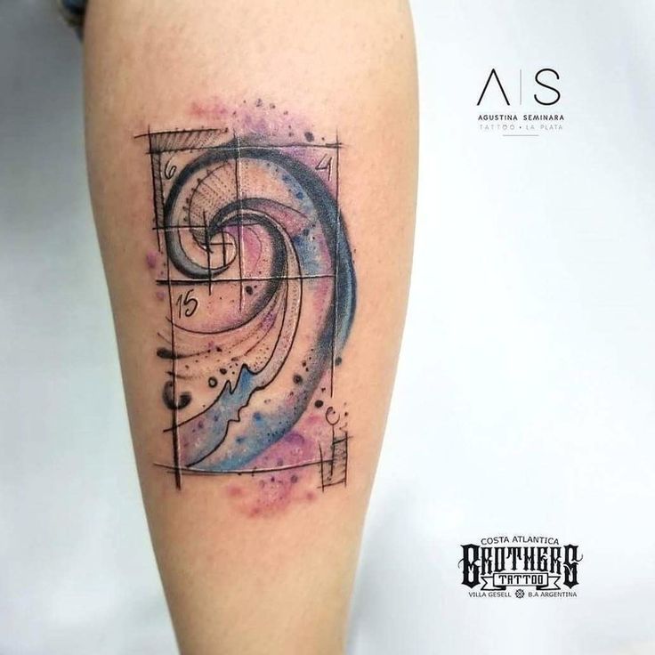 40 Amazing Fibonacci Tattoo Designs | TattooAdore