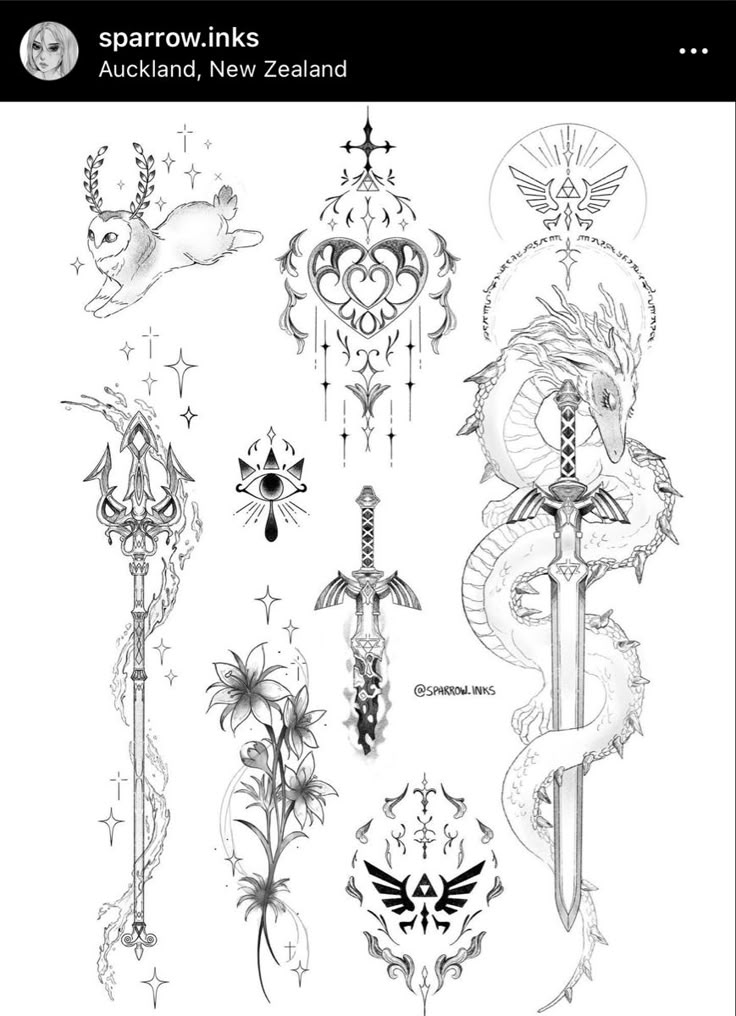 Zelda tattoos misc