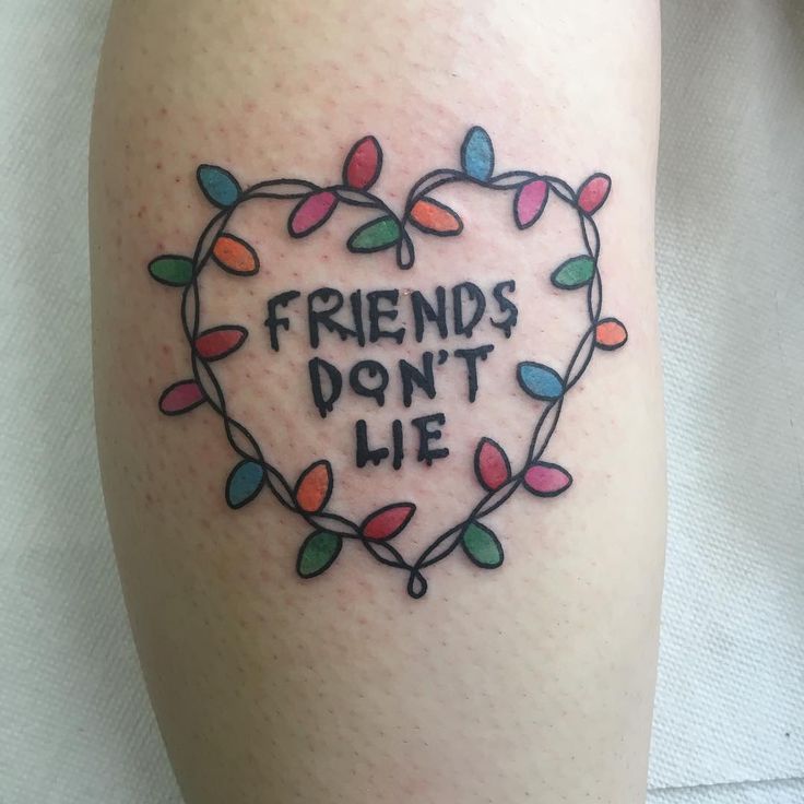 STRANGER THINGS- themed tattoo on my calf by @jasonwaynetattoo !! ☺️ Thank  you so much for making my vision come to life. It's perfect!!…