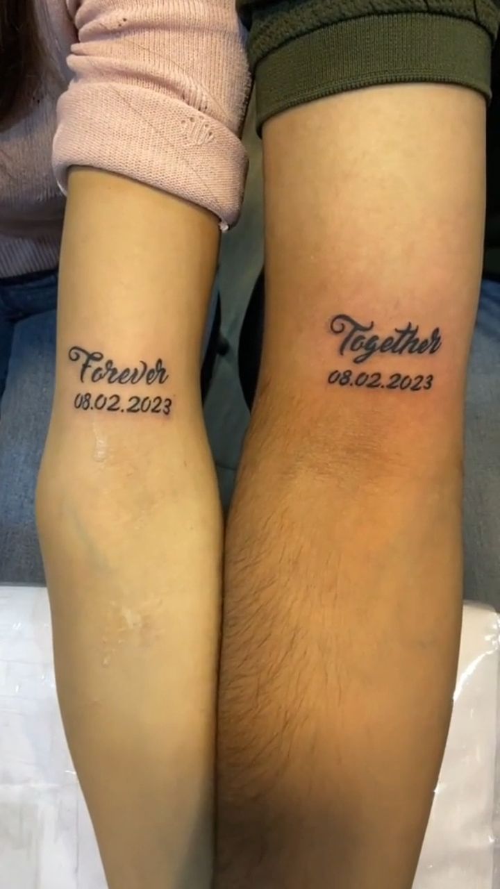 Eternal Bond: Unique Couple Tattoo Art Ideas 💑