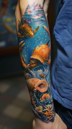 45 Tattoos ideas in 2025 | tattoos, sleeve tattoos, beach tattoo