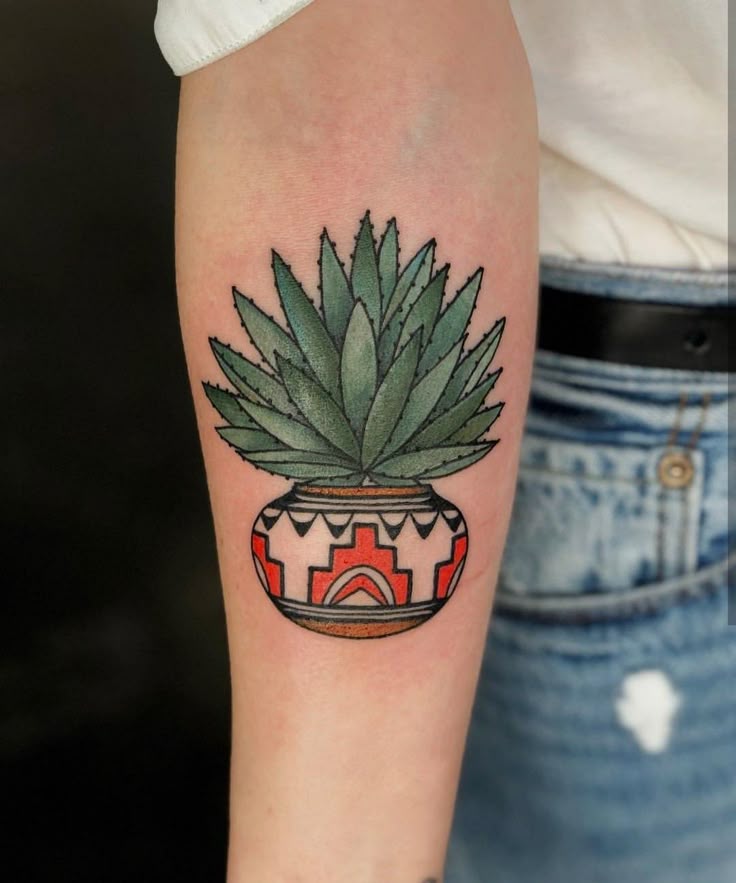 R: Wrist color | Aloe vera tattoo, Trendy tattoos, Engraving tattoo