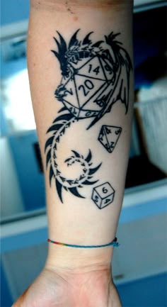 32 Tattoo ideas | dungeons and dragons, dice tattoo, dnd art