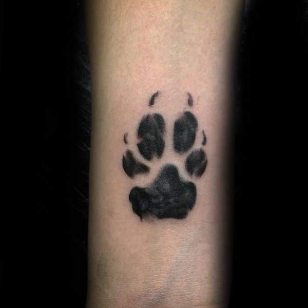 69 Dog Paw Tattoo Designs for Men