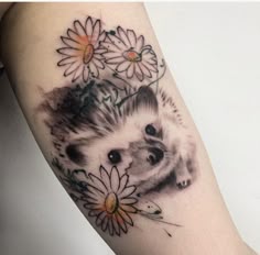 Discover 10 Hedgehog Tattoo and Hedgehog and Flowers Tattoo Ideas | hedgehog memorial tattoo, mouse tattoos, floral hedgehog tattoo and more