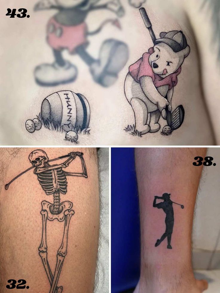 113 Coolest Golf Tattoo Ideas for Inspiration