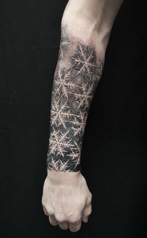 Snowflake Tattoo Men
