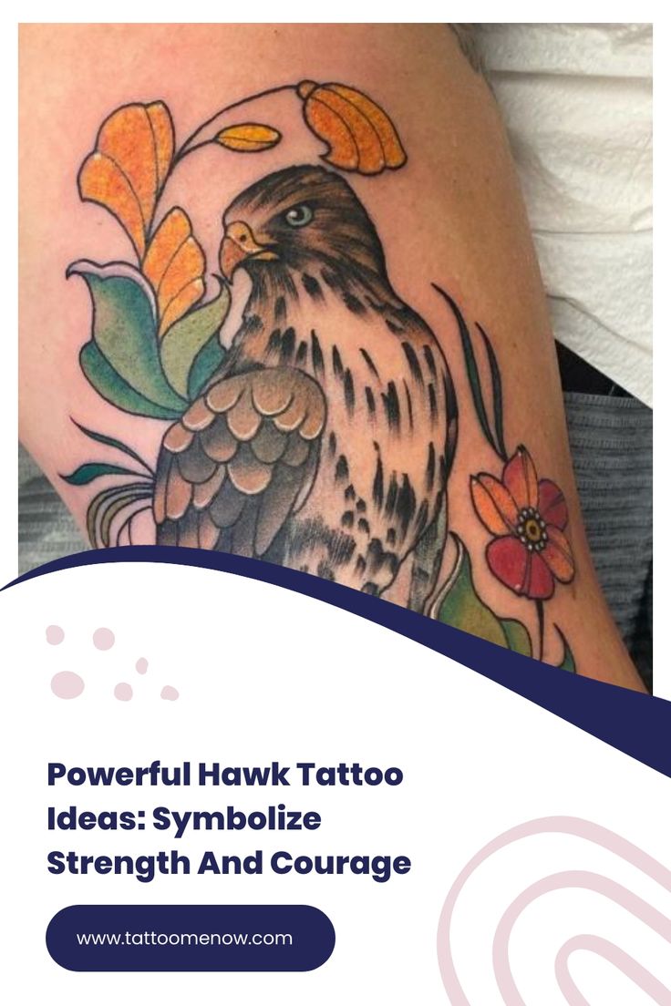 Powerful Hawk Tattoo Ideas: Symbolize Strength and Courage