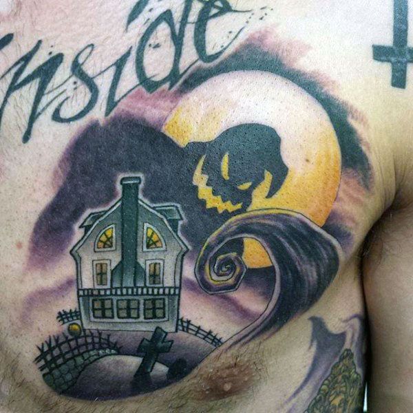 Image result for oogie boogie moon tattoo