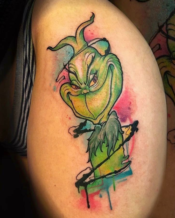 Grinch tattoo