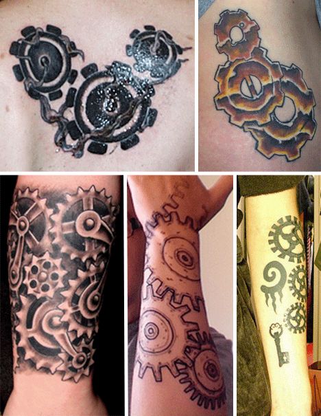 7 Gears ideas | mechanic tattoo, gear tattoo, tattoo designs