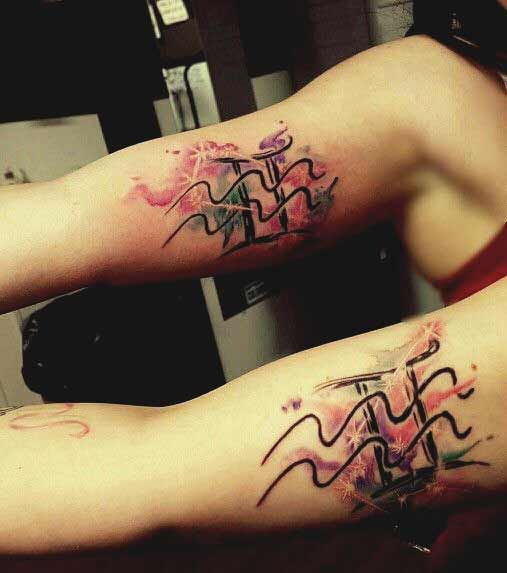 55+ Best Aquarius Tattoos: A Symbolic Tribute to the Water Bearer's  Significance
