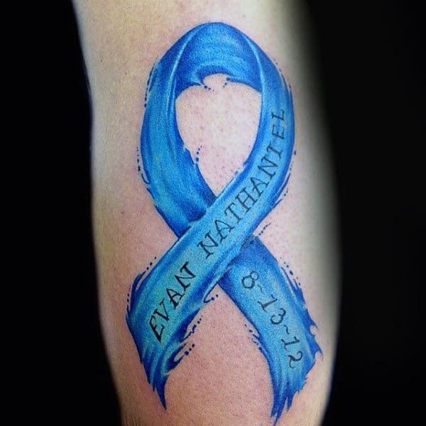 71 Cancer Ribbon Tattoos for Men
