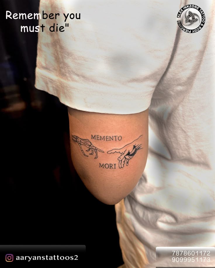 Alextattooist on Instagram: "Memento Mori Tattoo remember you must die #express #unity #connection, and #SupportTattoo with
