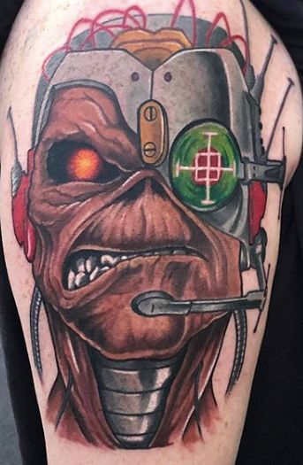 Best 45 Iron Maiden Tattoo Designs and Ideas - NSF News