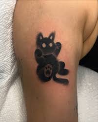 Why was the cat sitting on the computer? Because it wanted to keep an eye  on the mouse! I hope you like this kitty cat tattoo as much as you like my
