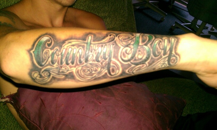 Tattoos + Country Boy..........gah
