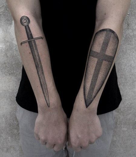 83 Knight Tattoo Designs for Men
