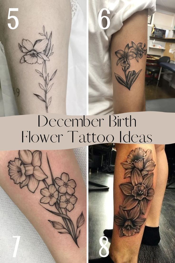December Birth Flower Tattoo {Narcissus}
