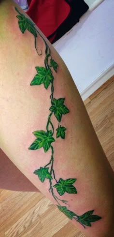 Poison Ivy Tattoo Vines for Women