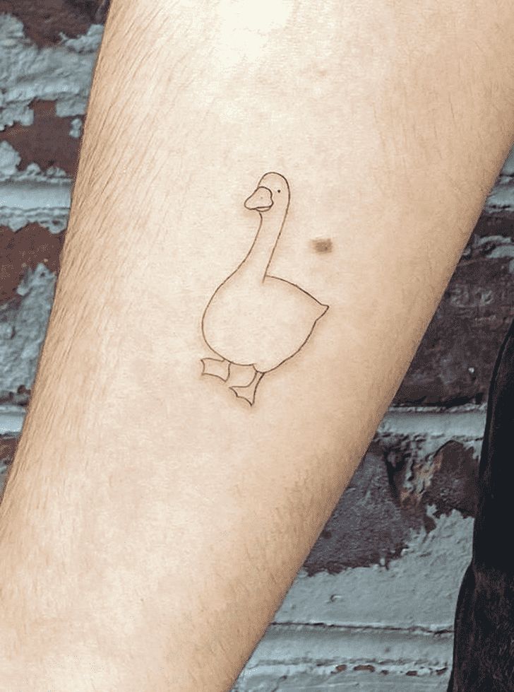 Goose Tattoo Design Ideas Images