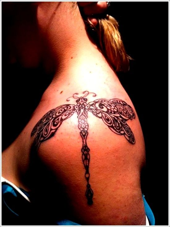 35 Cute and Sexy Dragonfly Tattoo Designs