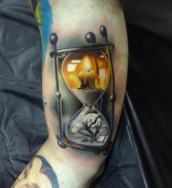 60 Hourglass Tattoo Ideas | Art and Design