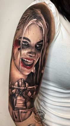 10 Harley Quinn tattoo ideas 🔥🔥 | harley quinn tattoo, tattoos for guys, joker  tattoo