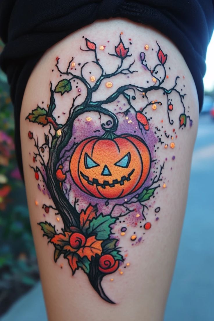 50+ Halloween Tattoo Ideas That Look Spooky