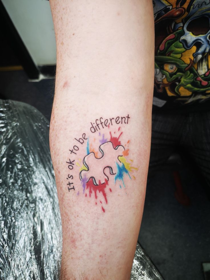 50+ Autism Tattoos to Show Support this World Autism Awareness Day - Tats  'n' Rings