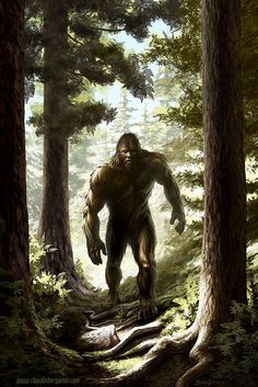 12 Best Sasquatch tattoo ideas | bigfoot art, sasquatch, bigfoot