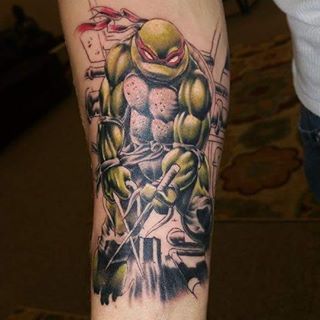 tmnt realistic tattoo - Google Search | Ninja turtle tattoos, Turtle tattoo,  Turtle tattoo designs